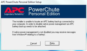 powerchute business edition shortcut on desktop