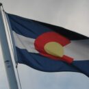 Colorado Flag Waving